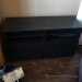 Black Wood 2 Door Entertainment Stand